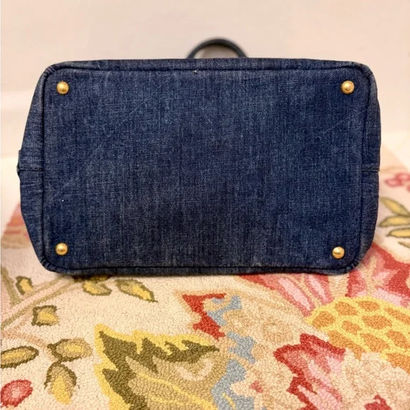 PRADA Canapa Denim Tote Bag Girlhood - Picture 7 of 16